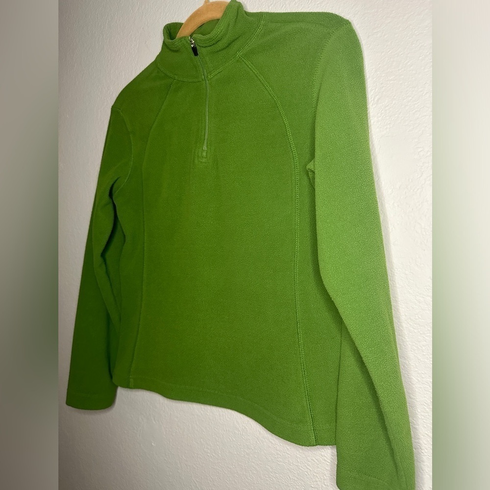 Telluride Clothing Co. 1/4 Zip Green Fleece Pullover Women’s Small - Picture 3 of 8